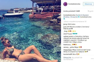 Honorata Skarbek w bikini - wokalistka chwali się zgrabnym ciałem