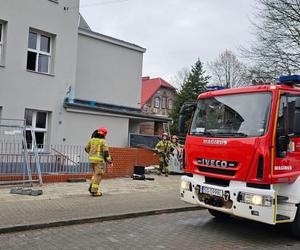 Pożar w Zespole Szkolno-Przedszkolnym w Przyszowicach (pow. gliwicki)