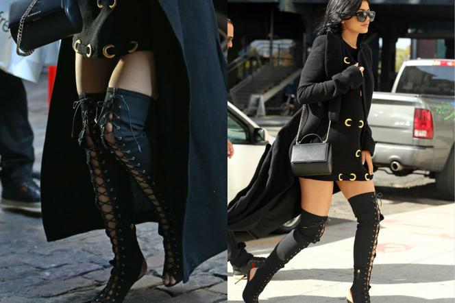Kylie Jenner w odważnych butach