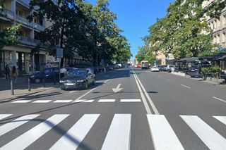 Ulica Krucza w Warszawie przed przebudową