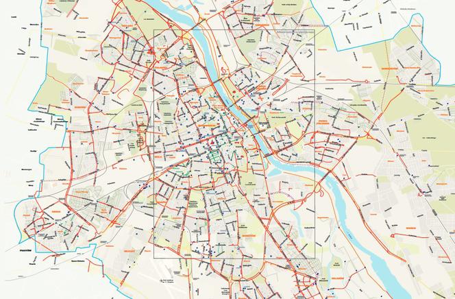 mapa rowerowa warszawy i okolic 540 km tras rowerowych w Warszawie zebranych w jednym miejscu 