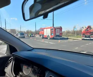 Wypadek na skrzyżowaniu w Lublinie. Jedna osoba w szpitalu