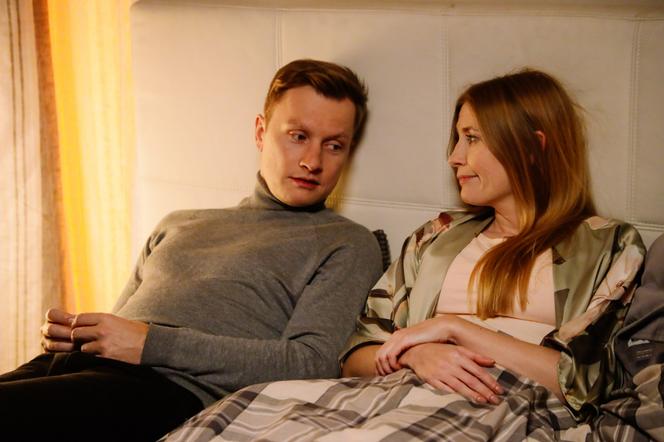 Na Wspólnej odc. 3432. Elżbieta (Paulina Chapko), Igor (Jakub Wesołowski) 