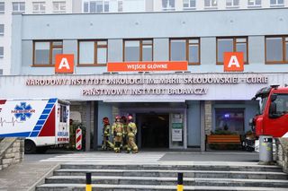 Ewakuacja w Narodowym Instytucie Onkologii (17.01.2025)