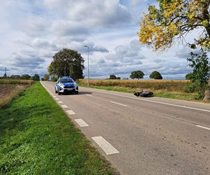 Motocyklista zginął w wypadku w Jabłonnie Lackiej