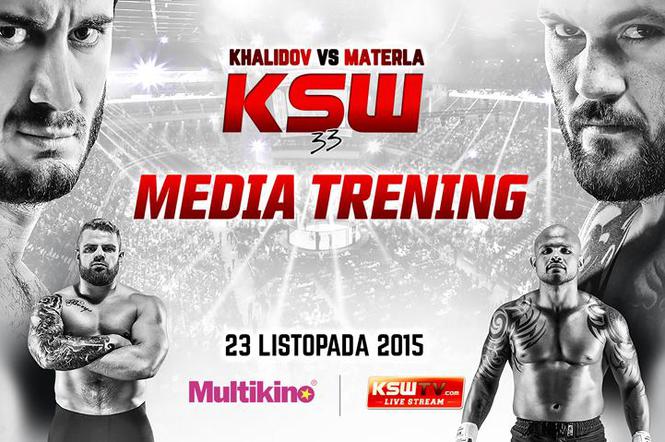 KSW 33, media trening