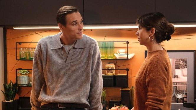 M jak miłość odc. 1867. Olek (Maurycy Popiel), Aneta (Ilona Janyst)