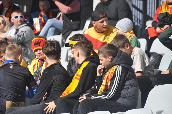 Korona Kielce - Lech Poznań. Zdjęcia kibiców na Exbud Arenie