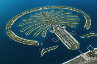 Sztuczna wyspa - The Palm Jumeirah - w Dubaju