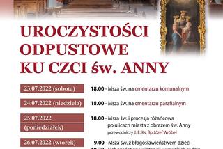 Uroczystości odpustowe w sanktuarium św. Anny w Lubartowie