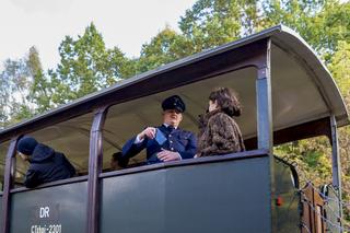 Górnośląskie Koleje Wąskotorowe: Inscenizacja kontroli paszportowej na polsko-niemieckim przejściu granicznym