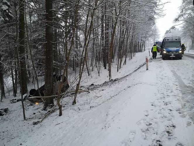 Wypadek na DK 51 między między Ługwałdem i Spręcowem