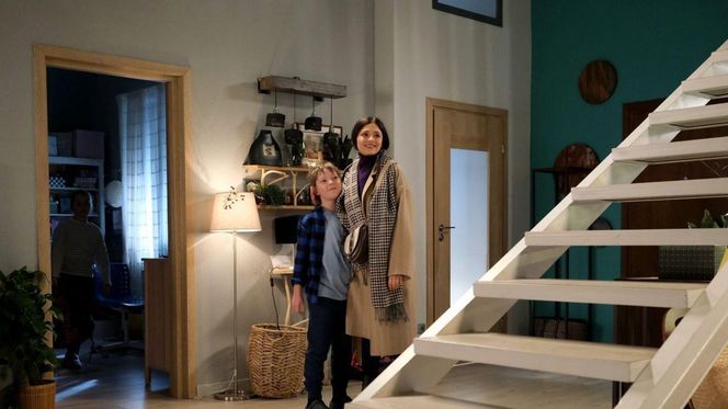 M jak miłość odc. 1865. Iza (Adriana Kalska), Szymek (Staś Szczypiński)