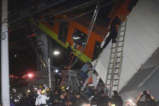 Zawalił sie wiadukt kolejowy w Meksyku