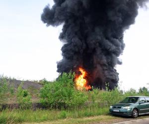 Pożar niebezpiecznych odpadów w Siemianowicach Śląskich. To było podpalenie?