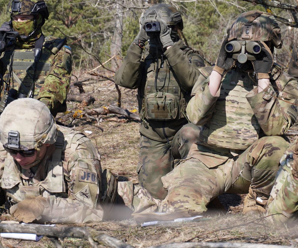 Międzynarodowe ćwiczenia NATO w Toruniu. Naprowadzali ogień na wyznaczone cele [GALERIA]