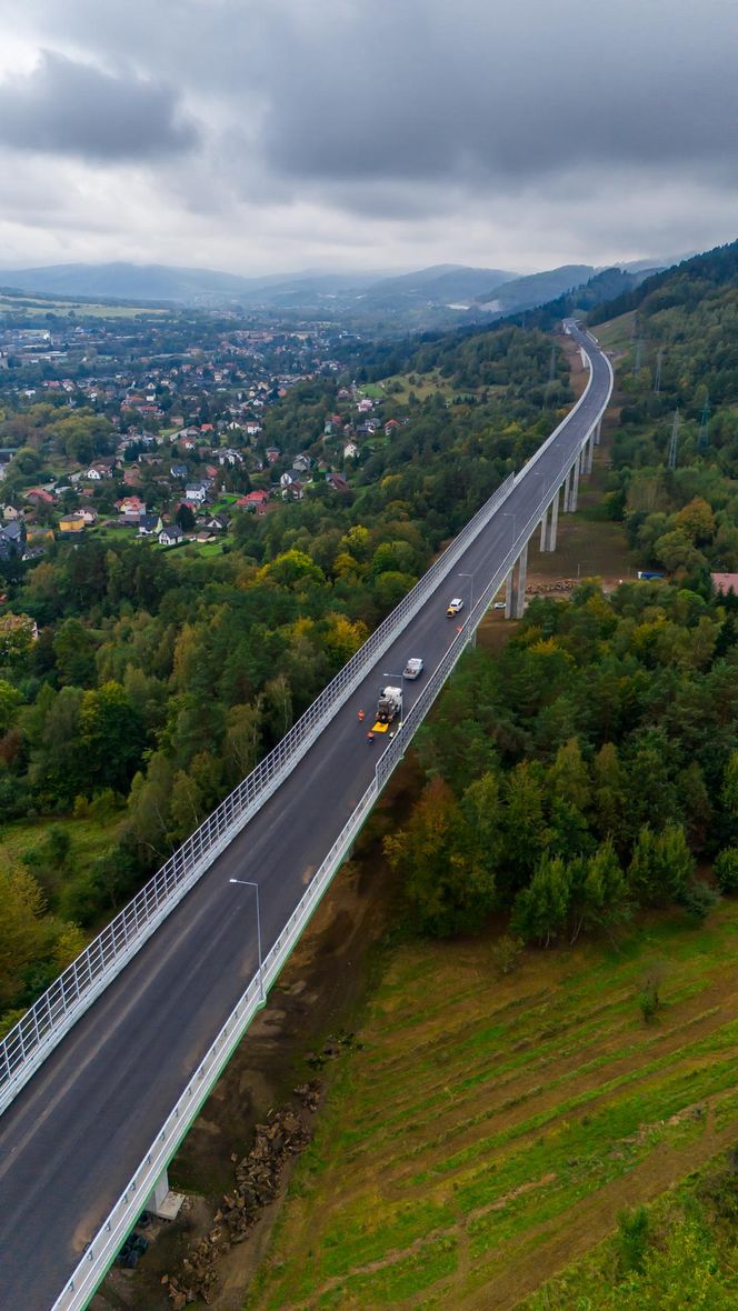 Budowa S1 Przybędza - Milówka, październik 2024