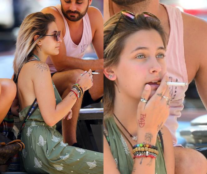 Paris Jackson z papierosem