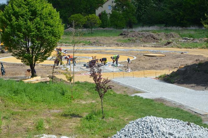 Park w Bieruniu nie dla wózków