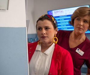 Na dobre i na złe, odcinek 960. Halinka (Joanna Jarmołowicz), Lucynka (Anna Samusionek)