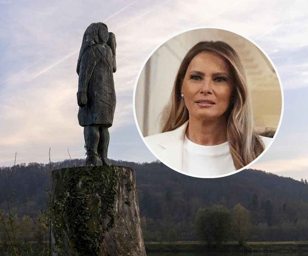 Skandal! Ktoś ukradł pomnik Melanii Trump. Obcięli ją przy kostkach