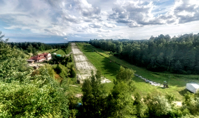 Widok na Dolomity Sportowa Dolina w Bytomiu