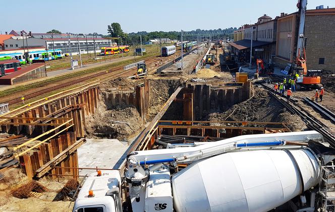 Trwają prace na stacji PKP Rzeszów Główny