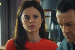 	M jak miłość, odcinek 1819. Kasia (Paulina Lasota), Jakub Karski (Krzysztof Kwiatkowski) 