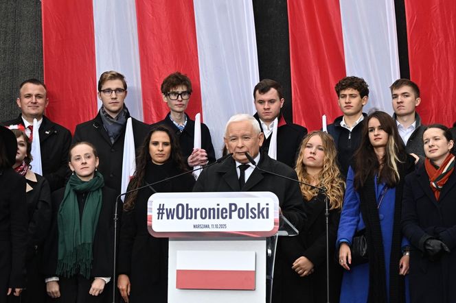 Manifestacja PiS w Warszawie (11.10.2025)