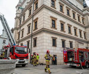 Akcja strażaków w centrum Poznania