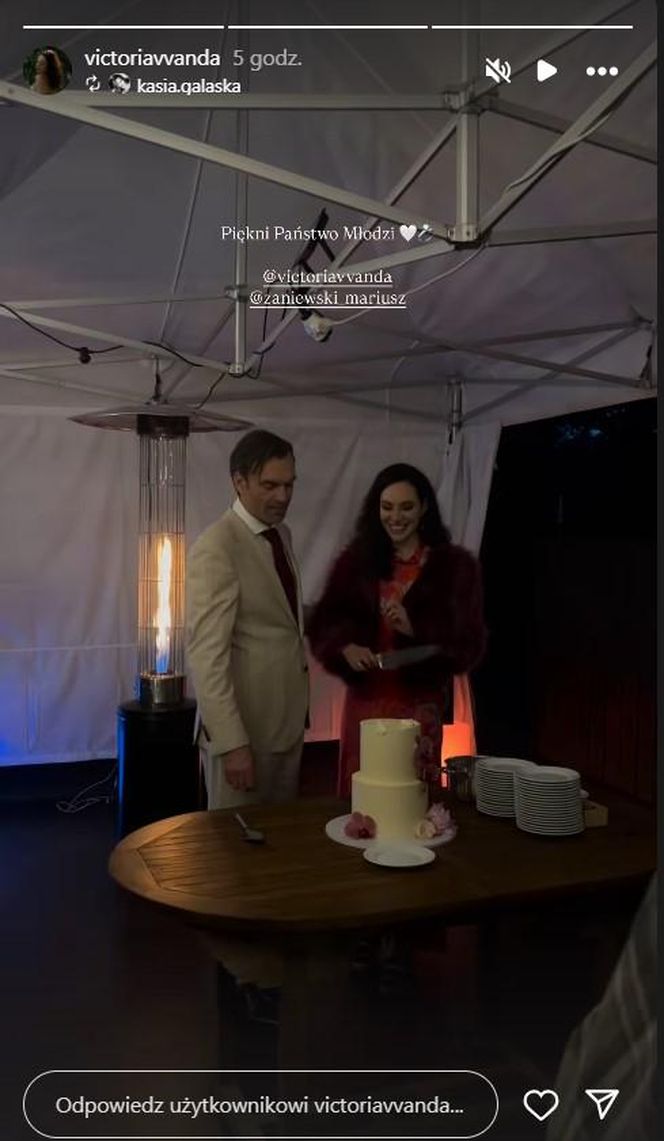 Mariusz Zaniewski z ukochaną