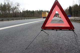 Katowice: Utrudnienia po dachowaniu auta dostawczego na autostradzie A1 [8.09.21]