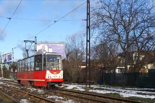 Remont torowiska na ulicy Kasprzaka w Dąbrowie Górniczej