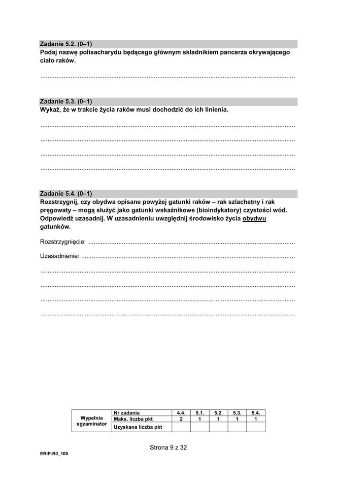 Matura 2025 - biologia
