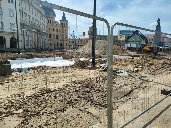 Jeden z większych łódzkich remontów. Jak obecnie wygląda Plac Wolności?