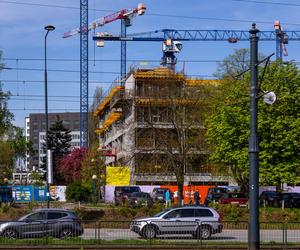 Budowa osiedla Modern Mokotów w Warszawie