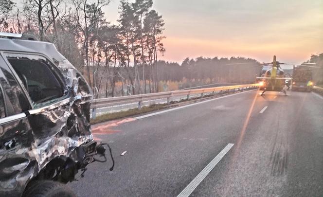 Śmiertelny wypadek na obwodnicy Zielonej Góry. Nie żyje kobieta