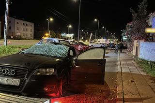 Mercedesem staranował 9 aut. Nocna demolka na Targówku