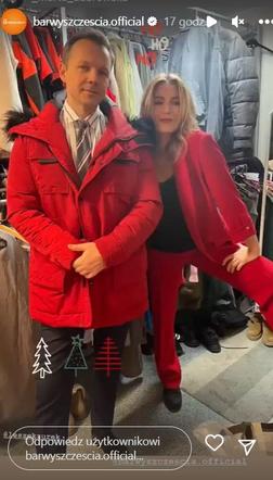 Barwy szczęścia. Bruno (Lesław Żurek), Karolina (Marta Dąbrowska)
