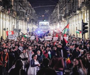 Demonstracja propalestyńska we Włoszech