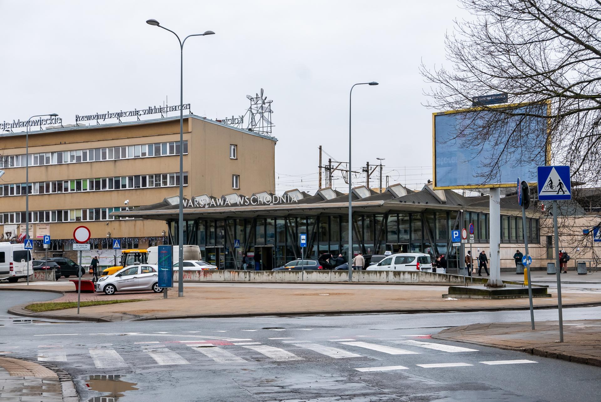 Dworzec PKP Warszawa Wschodnia przed przebudową w ramach remontu linii średnicowej