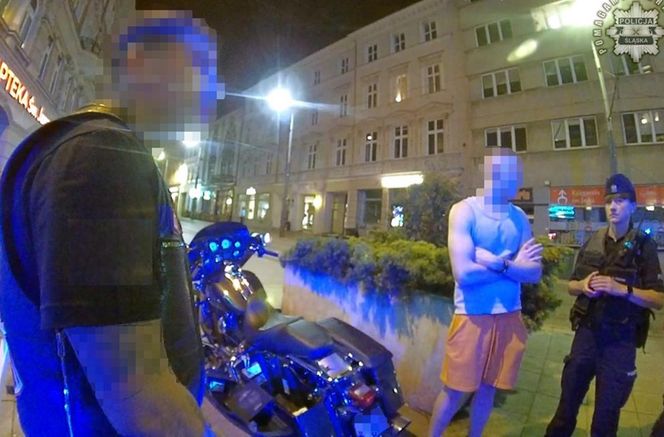 Pijany motocyklista zatrzymany w Katowicach