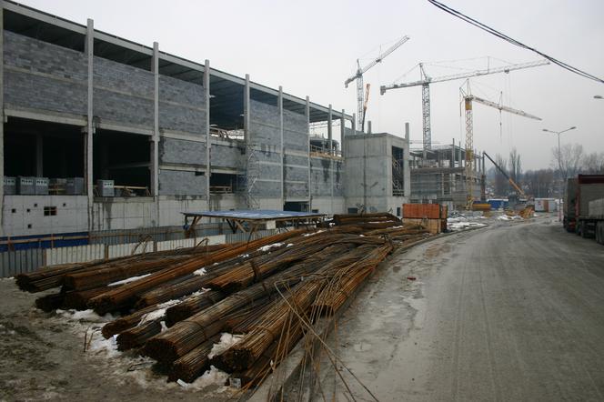 Bonarka City Center - budowa styczeń 2009 r.