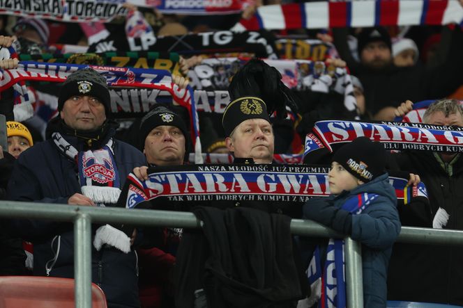 Kibice na meczu Górnik Zabrze - Lech Poznań