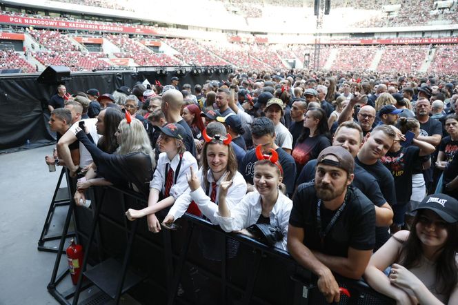 Koncert AC/DC w Warszawie (4.07.2025) - część pierwsza. Organizatorem koncertu jest Live Nation