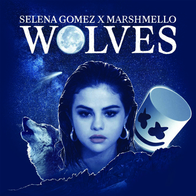 Selena Gomez x Marshmello, Wolves - nowy singiel, okładka