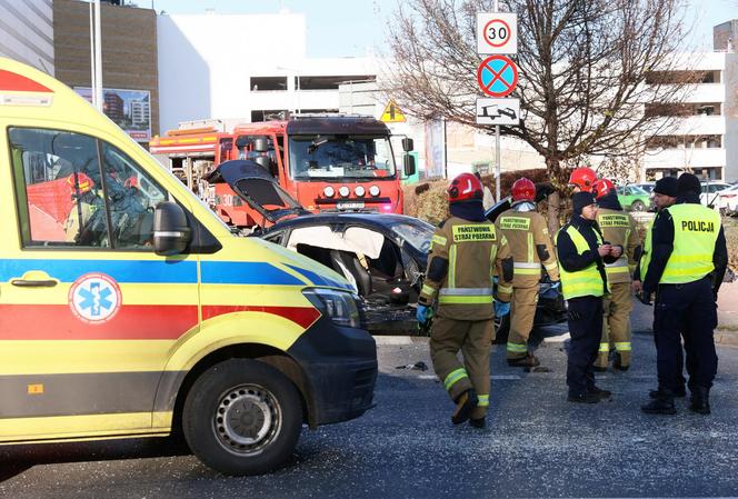 Do wypadku doszło w alei Wilanowskiej 