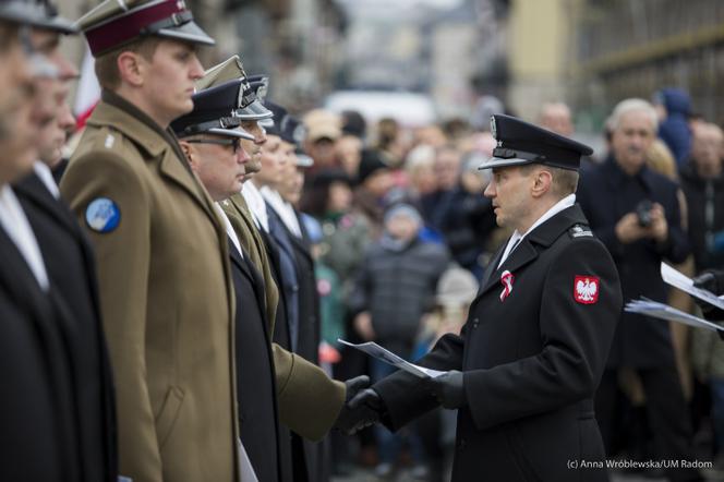 Tak radomianie odchodzili 101. rocznicę odzyskania niepodległości