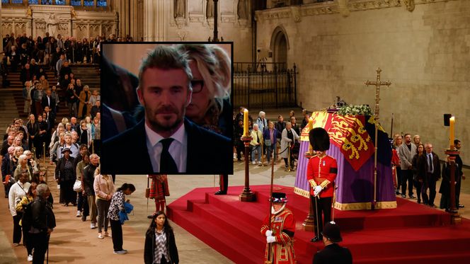 David Beckham stał kilkanaście godzin, by pożegnać królową