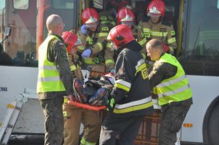 Służby w świętokrzyskim uczestniczyły w ćwiczeniach, mobilizacja na PKP w Skarżysku-Kamiennej!